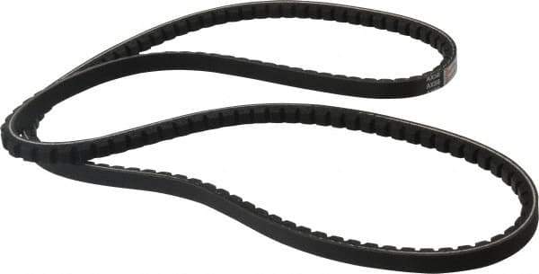 Browning - Section AX, 1/2" Wide, 58" Outside Length, Gripnotch V-Belt - Rubber Compound, Gripnotch, No. AX56 - USA Tool & Supply