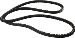 Browning - Section AX, 1/2" Wide, 58" Outside Length, Gripnotch V-Belt - Rubber Compound, Gripnotch, No. AX56 - USA Tool & Supply