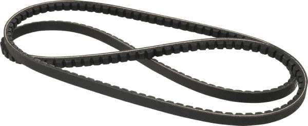 Browning - Section AX, 1/2" Wide, 66" Outside Length, Gripnotch V-Belt - Rubber Compound, Gripnotch, No. AX64 - USA Tool & Supply