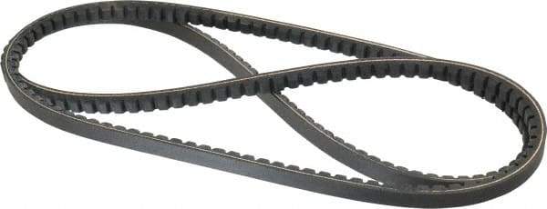 Browning - Section AX, 1/2" Wide, 68" Outside Length, Gripnotch V-Belt - Rubber Compound, Gripnotch, No. AX66 - USA Tool & Supply