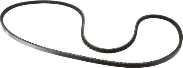 Browning - Section AX, 1/2" Wide, 70" Outside Length, Gripnotch V-Belt - Rubber Compound, Gripnotch, No. AX68 - USA Tool & Supply