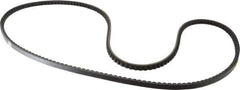 Browning - Section AX, 1/2" Wide, 70" Outside Length, Gripnotch V-Belt - Rubber Compound, Gripnotch, No. AX68 - USA Tool & Supply