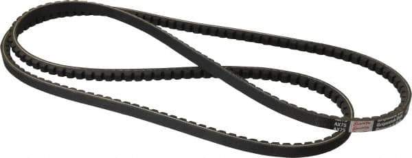 Browning - Section AX, 1/2" Wide, 77" Outside Length, Gripnotch V-Belt - Rubber Compound, Gripnotch, No. AX75 - USA Tool & Supply