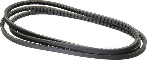Browning - Section AX, 1/2" Wide, 98" Outside Length, Gripnotch V-Belt - Rubber Compound, Gripnotch, No. AX96 - USA Tool & Supply