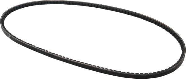 Browning - Section AX, 1/2" Wide, 47" Outside Length, Gripnotch V-Belt - Rubber Compound, Gripnotch, No. AX45 - USA Tool & Supply