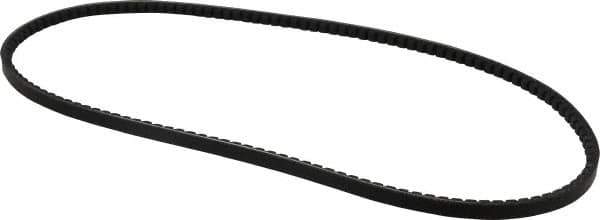 Browning - Section AX, 1/2" Wide, 49" Outside Length, Gripnotch V-Belt - Rubber Compound, Gripnotch, No. AX47 - USA Tool & Supply