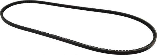Browning - Section AX, 1/2" Wide, 52" Outside Length, Gripnotch V-Belt - Rubber Compound, Gripnotch, No. AX50 - USA Tool & Supply