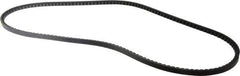 Browning - Section AX, 1/2" Wide, 54" Outside Length, Gripnotch V-Belt - Rubber Compound, Gripnotch, No. AX52 - USA Tool & Supply