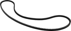 Browning - Section AX, 1/2" Wide, 60" Outside Length, Gripnotch V-Belt - Rubber Compound, Gripnotch, No. AX58 - USA Tool & Supply