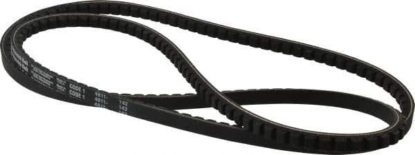 Browning - Section AX, 1/2" Wide, 67" Outside Length, Gripnotch V-Belt - Rubber Compound, Gripnotch, No. AX65 - USA Tool & Supply
