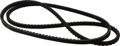 Browning - Section AX, 1/2" Wide, 69" Outside Length, Gripnotch V-Belt - Rubber Compound, Gripnotch, No. AX67 - USA Tool & Supply