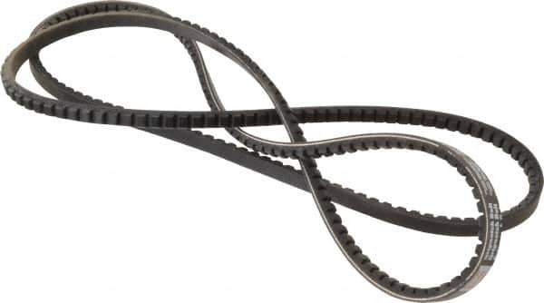 Browning - Section AX, 1/2" Wide, 81" Outside Length, Gripnotch V-Belt - Rubber Compound, Gripnotch, No. AX79 - USA Tool & Supply