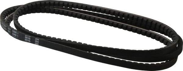 Browning - Section AX, 1/2" Wide, 94" Outside Length, Gripnotch V-Belt - Rubber Compound, Gripnotch, No. AX92 - USA Tool & Supply