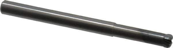 OSG - 1/4", 4 Flute, Single End, Solid Carbide, 1/16" Corner Radius End Mill - 3" OAL, 0.1" LOC, Right Hand Cut, 1" Extended Reach - USA Tool & Supply