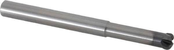 OSG - 3/8", 4 Flute, Single End, Solid Carbide, 3/32" Corner Radius End Mill - 4" OAL, 0.15" LOC, Right Hand Cut, 1-1/2" Extended Reach - USA Tool & Supply