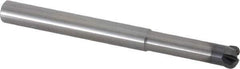 OSG - 3/8", 4 Flute, Single End, Solid Carbide, 3/32" Corner Radius End Mill - 4" OAL, 0.15" LOC, Right Hand Cut, 1-1/2" Extended Reach - USA Tool & Supply