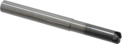 OSG - 1/2", 4 Flute, Single End, Solid Carbide, 1/8" Corner Radius End Mill - 5" OAL, 0.2" LOC, Right Hand Cut, 2" Extended Reach - USA Tool & Supply