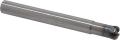 OSG - 12mm, 4 Flute, Single End, Solid Carbide, 3mm Corner Radius End Mill - 110mm OAL, 5mm LOC, Right Hand Cut, 24mm Extended Reach - USA Tool & Supply