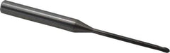 OSG - 3/32" Diam, 3/32" LOC, 2 Flute Solid Carbide Ball End Mill - WXL Finish, Single End, 3-1/8" OAL, 1/4" Shank Diam, Spiral Flute - USA Tool & Supply