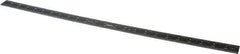 SPI - 24" Long, 1/100, 1/64, 1/50, 1/32" Graduation, Rigid Steel Rule - 16R Graduation Style, 1-1/8" Wide, Black, Black Chrome Finish - USA Tool & Supply