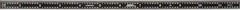 SPI - 12" Long, 1/100, 1/64, 1/32, 1/10" Graduation, Flexible Steel Rule - 5R Graduation Style, 1/2" Wide, Black, Black Chrome Finish - USA Tool & Supply