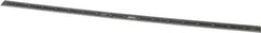 SPI - 18" Long, 1/64, 1/50, 1/32, 1/10" Graduation, Flexible Steel Rule - 3R Graduation Style, 3/4" Wide, Black, Black Chrome Finish - USA Tool & Supply