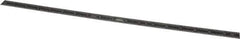 SPI - 18" Long, 1/100, 1/64, 1/50, 1/32" Graduation, Flexible Steel Rule - 16R Graduation Style, 3/4" Wide, Black, Black Chrome Finish - USA Tool & Supply
