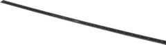 SPI - 24" Long, 1/64, 1/32, 1/16, 1/8" Graduation, Flexible Steel Rule - 4R Graduation Style, 3/4" Wide, Black, Black Chrome Finish - USA Tool & Supply