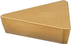 Kennametal - TPKN43 Grade KC725M Carbide Milling Insert - TiN/TiCN/TiN Finish, 0.1874" Thick, 1/2" Inscribed Circle - USA Tool & Supply