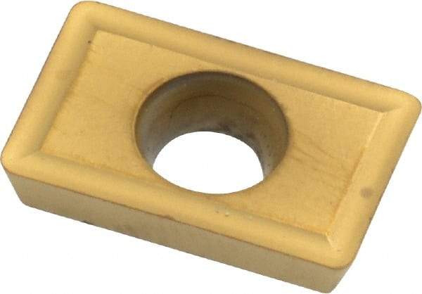 Kennametal - XDMT150308 Grade KC730 Carbide Milling Insert - TiN Finish, 0.1252" Thick, 0.8mm Corner Radius - USA Tool & Supply