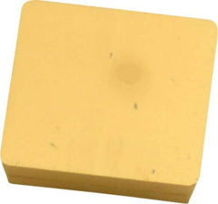 Kennametal - SPG422 Grade KC725M Carbide Milling Insert - TiN/TiCN/TiN Finish, 0.1252" Thick, 1/2" Inscribed Circle, 0.8mm Corner Radius - USA Tool & Supply