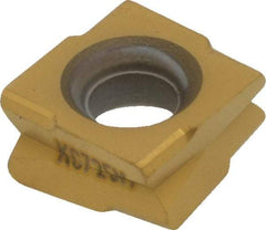 Kennametal - SPHX1205 GP Grade KC725M Carbide Milling Insert - TiN/TiCN/TiN Finish, 0.217" Thick, 12mm Inscribed Circle - USA Tool & Supply