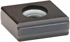 Kennametal - CNHU1606 Grade KC520M Carbide Milling Insert - TiAlN Finish, 0.252" Thick, 12.06mm Inscribed Circle, 0.8mm Corner Radius - USA Tool & Supply