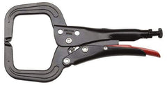 Proto - 6-11/16" OAL C-Clamp Locking Pliers - 5/16" Jaw Width, 1-61/64" Jaw Depth, 2-23/64" Jaw Opening, Standard Handle - USA Tool & Supply