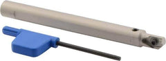 Iscar - MIFHR, Internal, Right Hand, 0.492" Max Depth of Cut, Indexable Grooving Tool Holder - MI.R 8 Insert Compatibility, 3/8" Shank Width, 4.03" OAL, Through Coolant - USA Tool & Supply