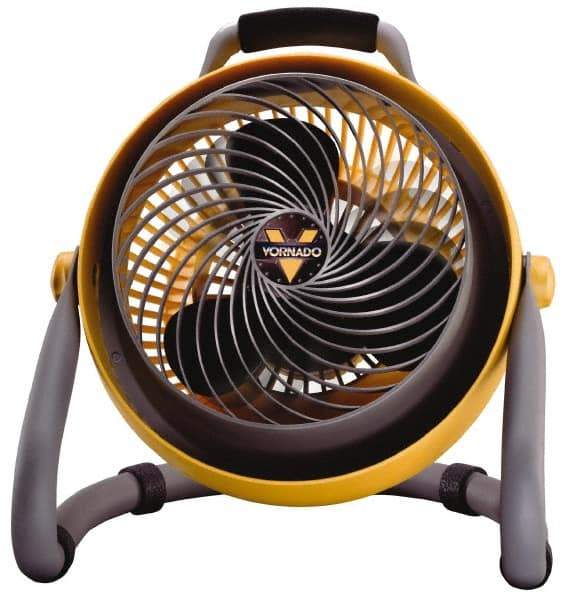 VORNADO - 5-1/8" Blade, 710 Max CFM, Wall Mounting Circulation Fan - 0.7 Amps, 120 Volts, 3 Speed - USA Tool & Supply