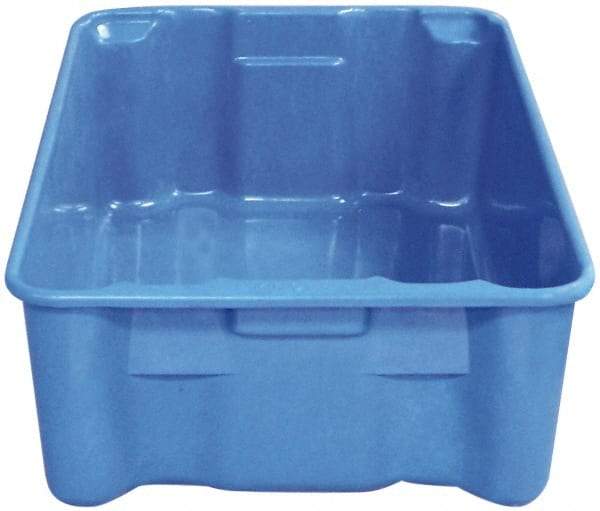 MFG Tray - 500 Lb Load Capacity Blue Fiberglass Tote Container - Stacking, Nesting, 42-1/2" Long x 20" Wide x 14.3" High - USA Tool & Supply