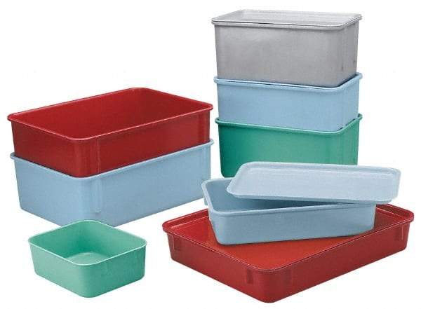 LEWISBins+ - 300 Lb Load Capacity Gray Fiberglass Tote Container - Stacking, Nesting, 11.9" Long x 8.8" Wide x 4.1" High - USA Tool & Supply