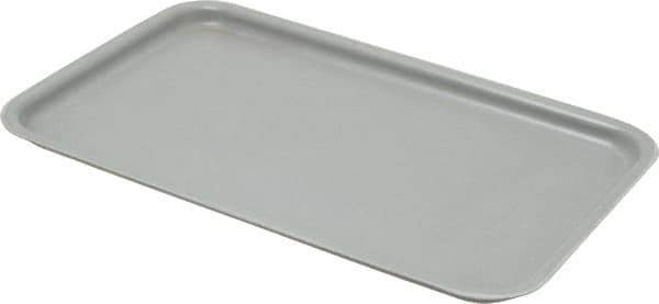 LEWISBins+ - 6.2" Wide x 2/5" High, Gray Bin Cover - Use with LewisBins - N096-4PSM - USA Tool & Supply
