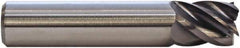 M.A. Ford - 3/8", 5 Flute, Single End, Solid Carbide, 0.03" Corner Radius End Mill - 2" OAL, 38° Helix, Right Hand Flute, 1/2" LOC, Right Hand Cut - USA Tool & Supply