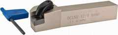 Iscar - DCLN, Right Hand Cut, 95° Lead Angle, 3/4" Shank Height x 3/4" Shank Width, Negative Rake Indexable Turning Toolholder - 4-1/2" OAL, CN.. Insert Compatibility, Series Isoturn - USA Tool & Supply