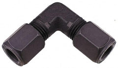 Parker - Metal Flareless Bite Tube Union Elbow - 3/4 NPTF - USA Tool & Supply