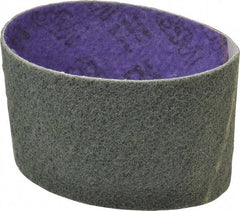 3M - 3-1/2" Wide x 15-1/2" OAL, Aluminum Oxide Abrasive Belt - Aluminum Oxide, Fine, Nonwoven, Series DF-BL - USA Tool & Supply