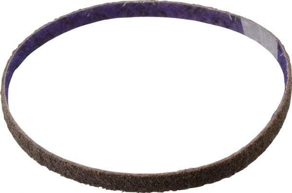 3M - 1/2" Wide x 24" OAL, Aluminum Oxide Abrasive Belt - Aluminum Oxide, Coarse, Nonwoven, Series DF-BL - USA Tool & Supply