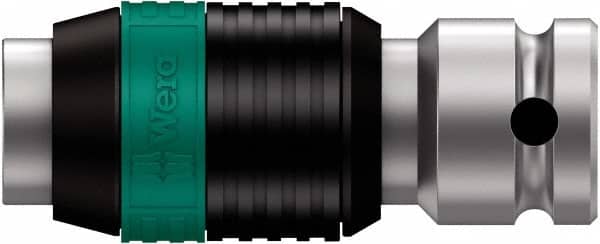 Wera - 1/4" Drive, 1/4" Insert, Hex Drive Bit Adapter - USA Tool & Supply