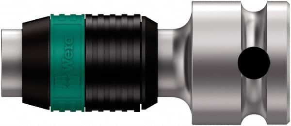 Wera - 3/8" Drive, 1/4" Insert, Hex Drive Bit Adapter - USA Tool & Supply