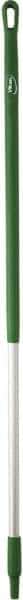 Vikan - 51 x 1-1/4" Aluminum Squeegee Handle - European Threaded Connection, Green - USA Tool & Supply