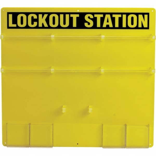 Brady - Empty Acrylic Padlock Station - USA Tool & Supply