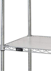 Quantum Storage - 24" Wide, Open Shelving Accessory/Component - HDPE, Polyethylene Finish, 48" Long, Use with Wire Shelving Units - USA Tool & Supply