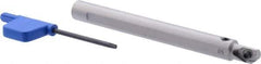 Iscar - MIFHR, Internal, Right Hand, 12.5mm Max Depth of Cut, Indexable Grooving Tool Holder - MI.R Insert Compatibility, 10mm Shank Width, 102.5mm OAL, Through Coolant - USA Tool & Supply